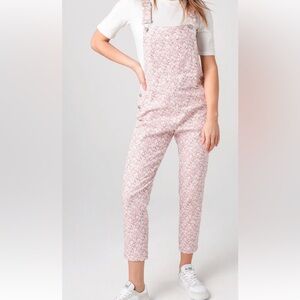 Storia Pink Floral Jumpsuit in Sz S